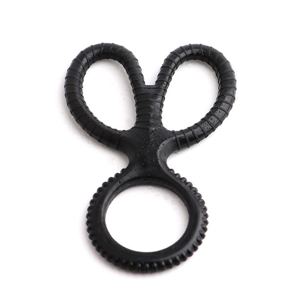 

mens g-string man semen lock cock ring toys for men scrotum bondage penis rings keep erect delay ejaculation chastity cage gay soft silicone, Black;brown