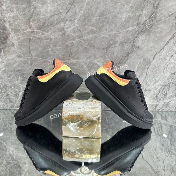 

2023 designer sneakers mens women casual dress shoes lace up trainers mesh calfskin retro sneaker outdoor splicing styling size34-46, Black