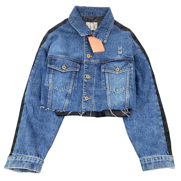 

women denim jackets vintage style short jacket long sleeve casual coat womens designer outerwear, Black;brown