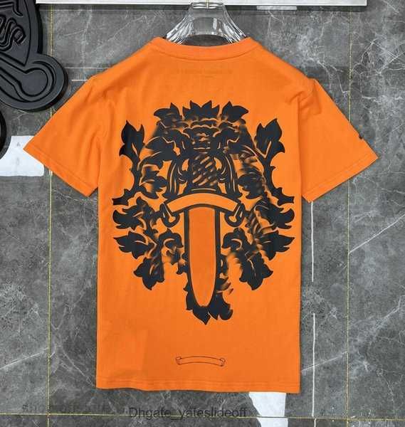 

luxury classics t shirts fashion designers brand crew neck short sleeves tees ch men women t-shirts sweater casual horseshoe 1 s6u0, White;black