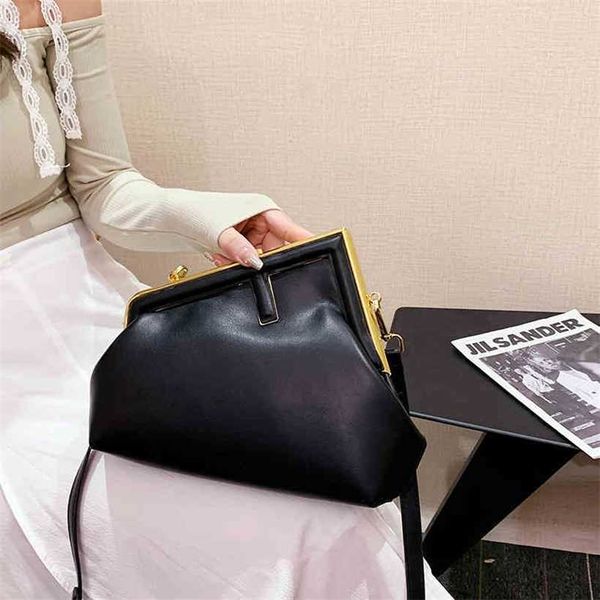 

20% off handbag 2023 new bag niche solid color hand cloud texture shoulder messenger women's