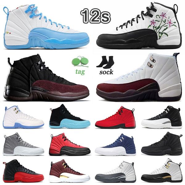 

jumpman 12 emojis basketball shoes mens womens royal blue ovo white low se bowl flu game dark concord stealth 12s a ma maniere black gs flor