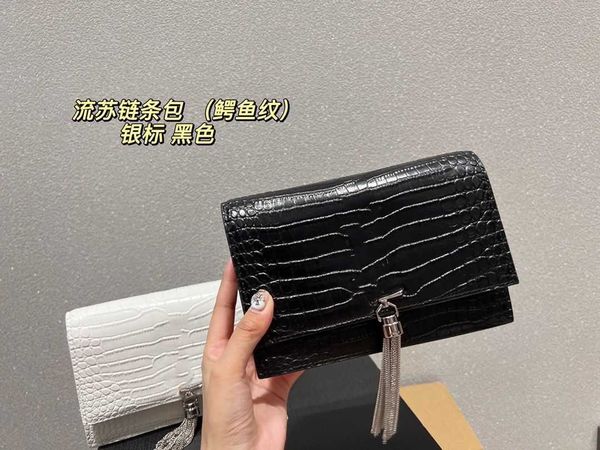 

loulou classic lady messenger pure for tassel chain kate bag buckle designer bags yslbag leather 2023 buckle/silver simple generous leat