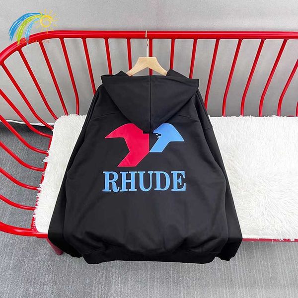 

men's hoodies sweatshirts autumn winter heavy fabric cotton hoodie men women 1 1 high street oversized sweatshirts classic casual pullo, Black