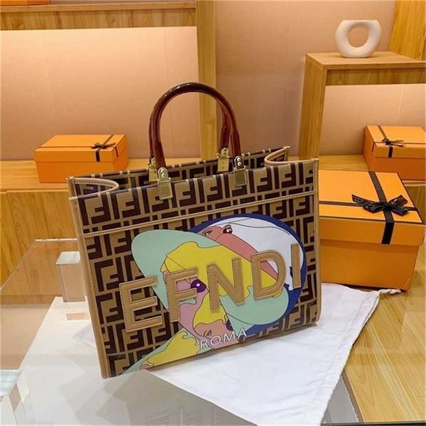 

20% off handbag 2023 new bag can be and mixed batches alphabet colored printing