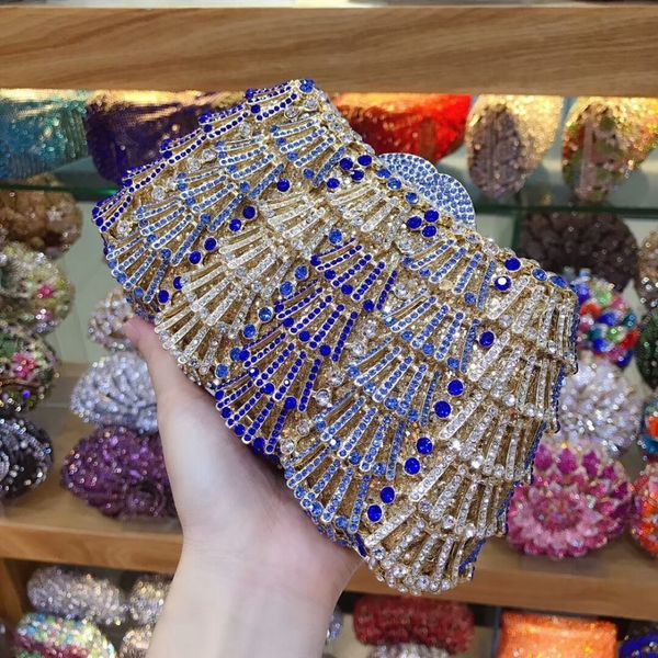 

evening bags woman colored diamonds bag women red gold chain shoulder purse day clutches for party wedding wallet 230208