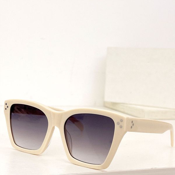 

new women square sunglasses black gray lenses cl40041n sunglasses uv400 protective eyeglass case, White;black