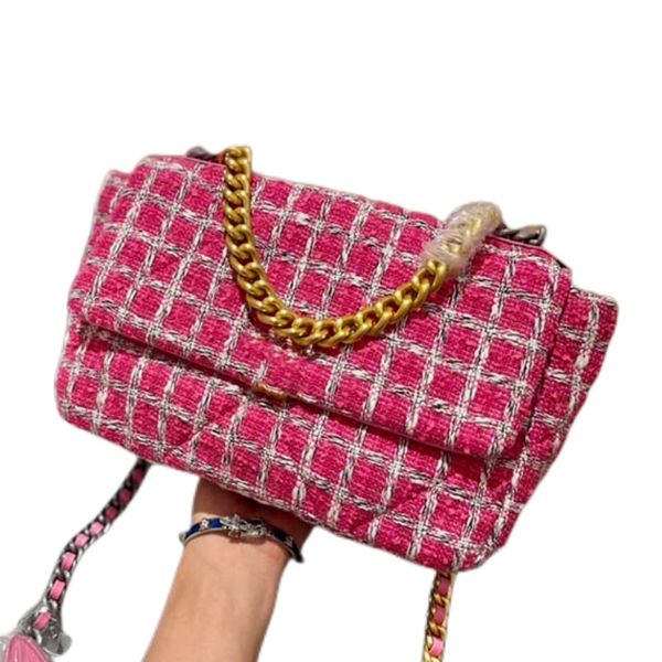 

designer bags tweed bags lady fashion handbags luxury bags hourglass bag crocodile embossing women totes single shoulder crossbody bag chain