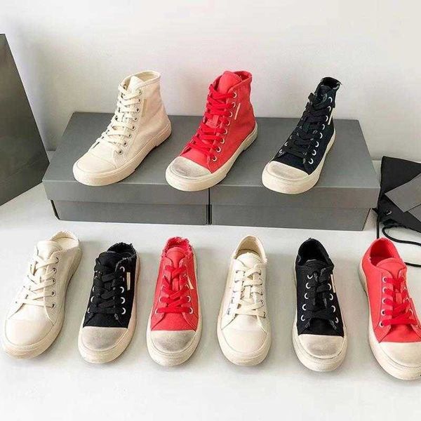 

paris canvas shoes couple's fashion leisure sports high breathable dirty old half tug beggar shoes