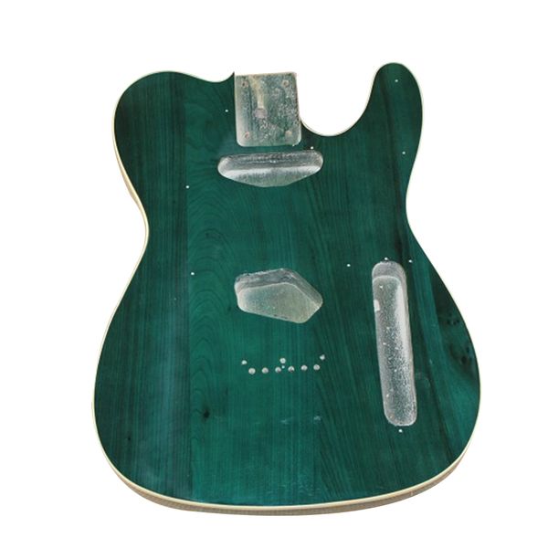 

diy green electric guitar body with ash body,customizable