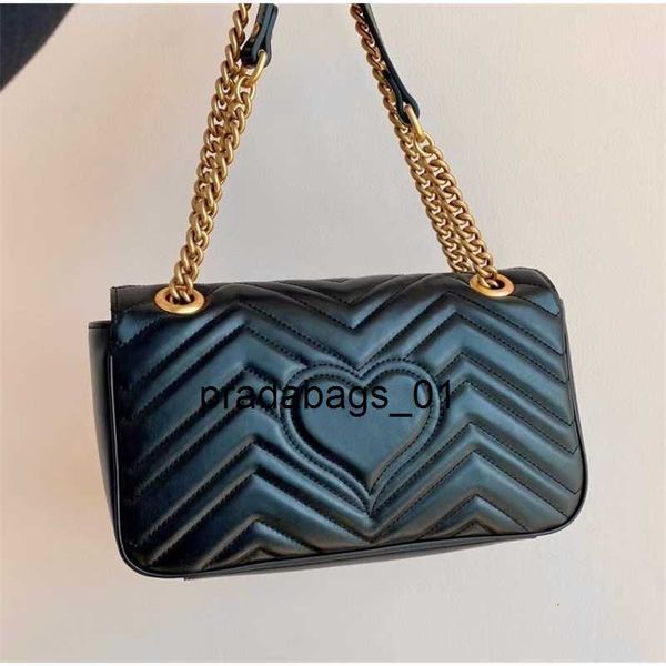 

fashion brand handbag classic leather marmont love bag designer wallet chain women's handbags luxury tiger head camera 1955 saddles bag