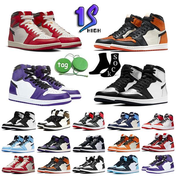 

chicago off basketball shoes jumpman 1 1s cool grey lost found og sneakers unc haze dark mocha bred patent royal university blue diamond men