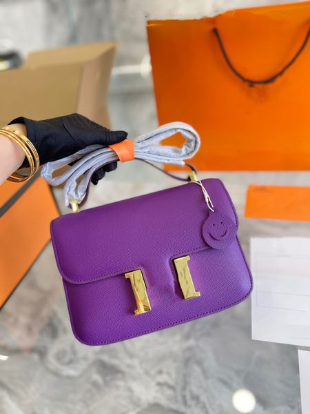 

a fashion purple women's bag handbag messenger bag shoulder bag organ bag small square bag
