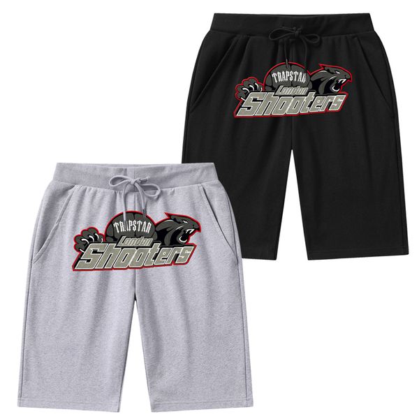

fashion brand trapstar sports shorts men's basketball summer running fitness leisure training five-point pants terry 2023, White;black