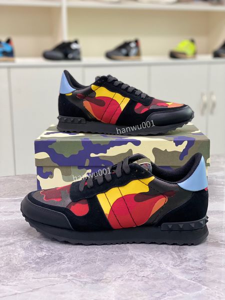 

2023 men fashion dress shoes casual lace mesh sneakers metal leather texture rivet pattern outdoor running sneake size38-46, Black