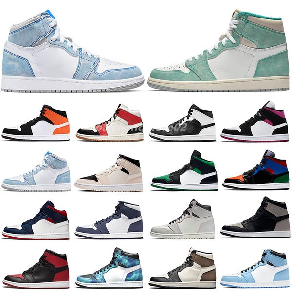 

og basketball shoes sports sneakers trainers university blue hyper royal patent panda dark mocha bred 1s shadow unc smoke grey chicago jumpm