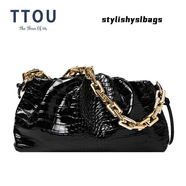 

totes crocodile pattern handbag for women winter luxury brand dumplings bags fashion chain crossbody bag designer ladies shoulder bag 020823