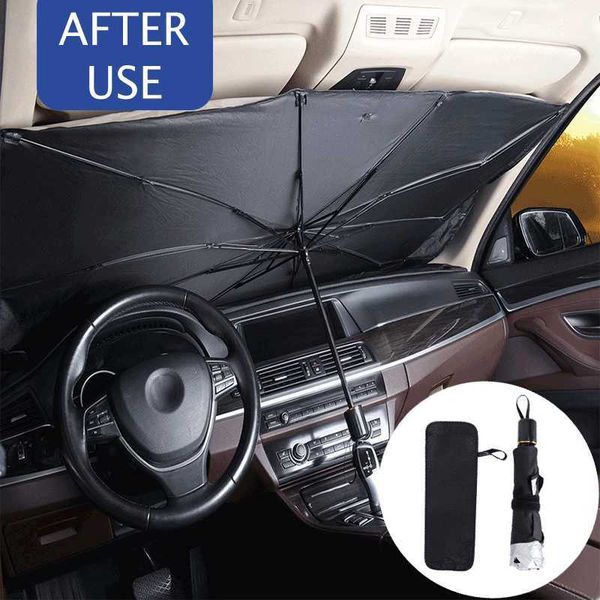 

front car windshield sunshade umbrella summer auto anti-uv sun shade window curtain sun protection visor for car suv accessories