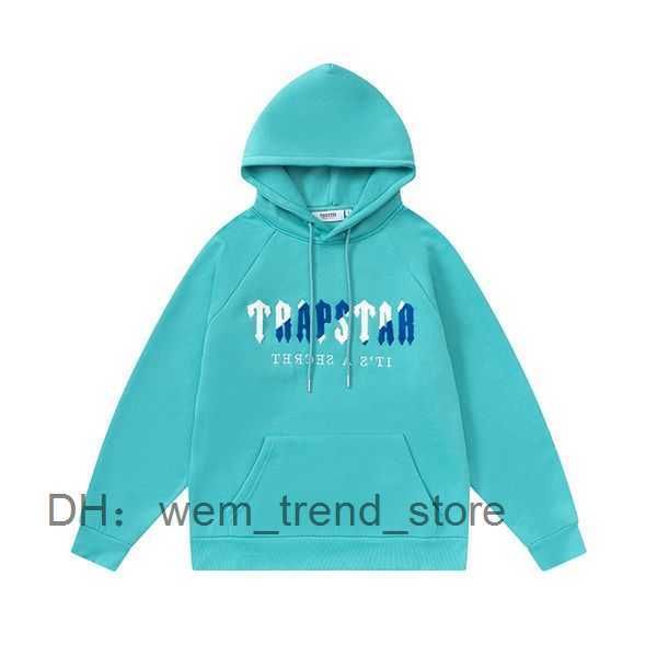 

men's tracksuits trapstar london hoodie men woman tiger towel embroidery shooters letter pullover fleece hooded sweatshirtsmen' 7, Black