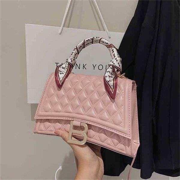 

20% off handbag 2023 new bag textured lingge silk scarf messenger