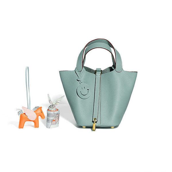 

designer herme shoulder bags for women online outlet the first layer of cowhide bucket new fashion women's cab