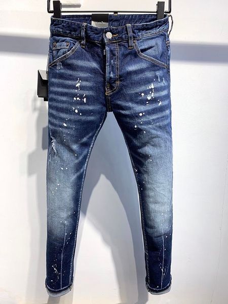 

dsquare jeans d2dsq q brand european style men d2 italy slim denim streep blue cat potlead broek men's jeans 9905 esx nck qih arm whm