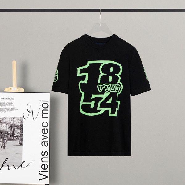 

mens plus tees polos round tshirt plus size neck embroidered and printed polar style summer wear with street pure cotton veq12, Black;brown