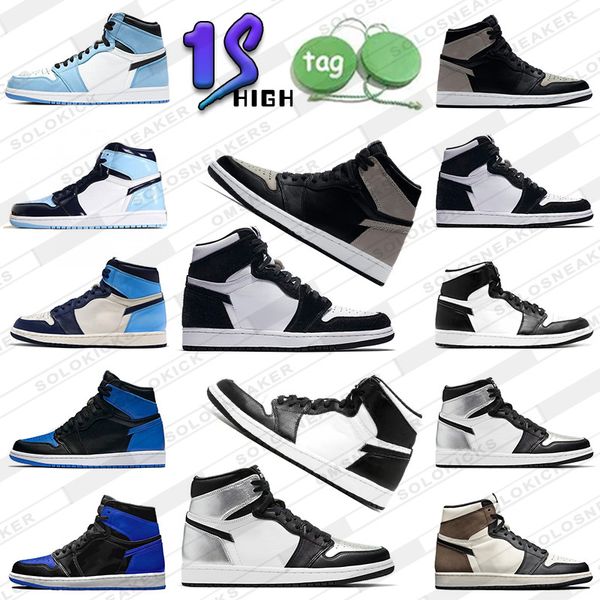 

og men women high 1s basketball shoes chicago lost found gorge green stage haze diamond dark mocha patent bred panda university blue jumpman