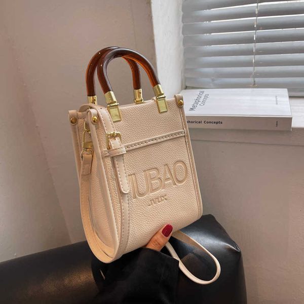 

handbag 90% off factory wholesale retail summer niche bag women's new style versatile fashionable letter simple small square high textu