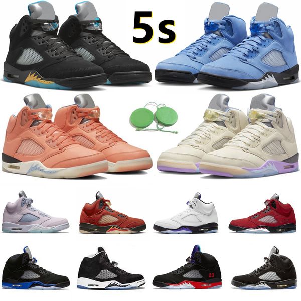 

5 5s mens basketball shoes university blue crimson bliss sail mars for her aqua black metallic raging bull green bean easter concord 3
