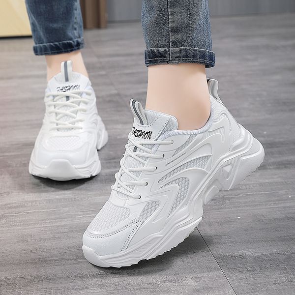 

dress shoes moipheng sneaker platform light white casual chunky black woman trendy vulcanized zapatillas mujer 230208