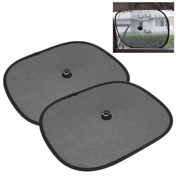 

2pcs car window sunshade sun shade visor side mesh cover shield sunscreen black