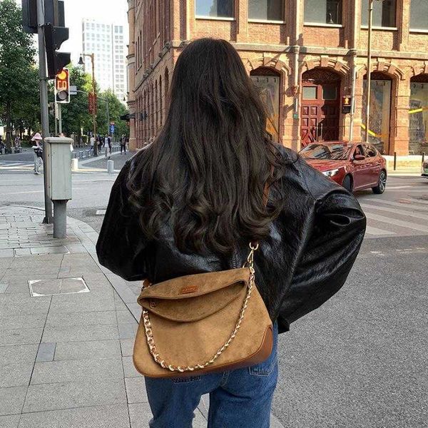 

shoulder bags small design chain bag new frosted imitation elk leather messenger women's single-shoulder underarm vagrant