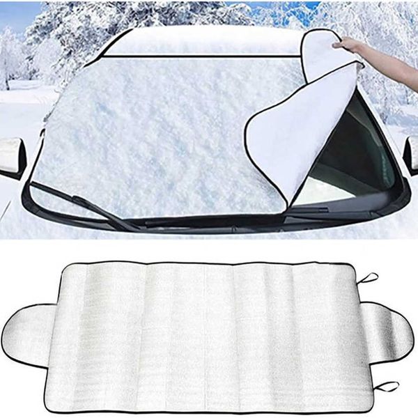 

car snow ice protector window windshield sun shade front rear windshield block cover visor auto exterior accessories 150x70cm