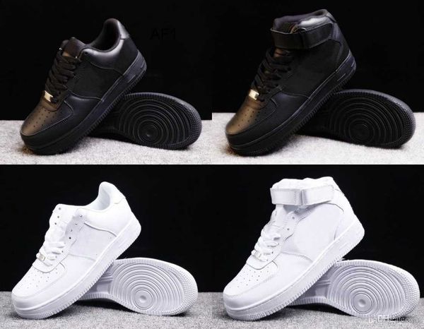 

2023 shoe men women casual running shoes forces 1 baskers forcs af1 off mens trainers sports skateboard one sneakers white, Black