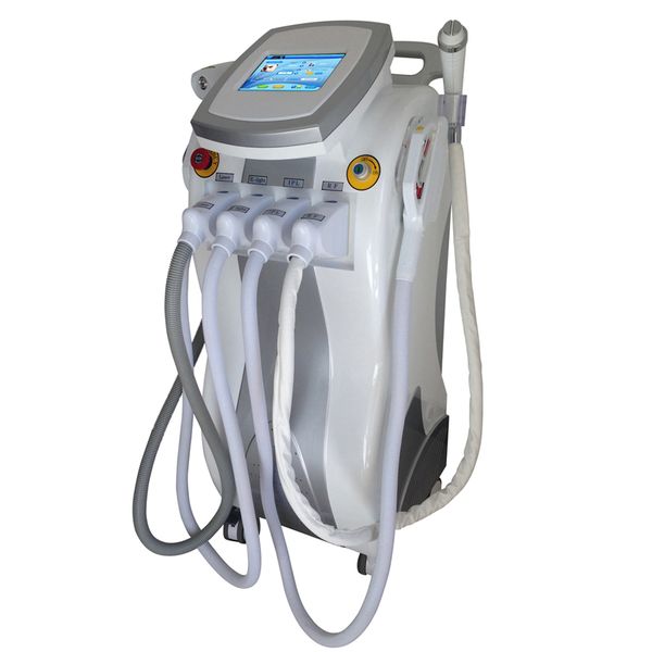 

4 in 1 laser beauty salon machine elight (ipl rf) hair removal ipl bipolar rf, Black