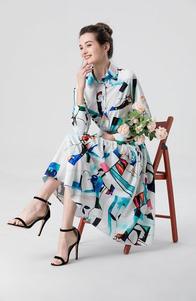 

two piece dress french gentleness lady 2023 spring and summer women's fashion temperament printed shirt short skirt slim two-piece set, White