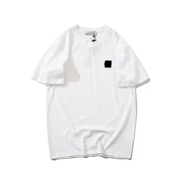 

designer superior quality stones islandst shirt summer menswear breathable loose letter print lovers street fashion varsity cotton, White;black