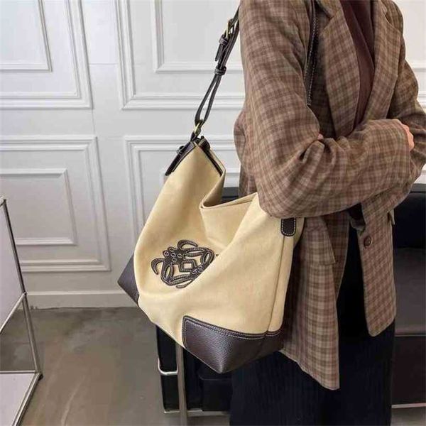

20% off handbag 2023 new bag women's large slouchy canvas casual