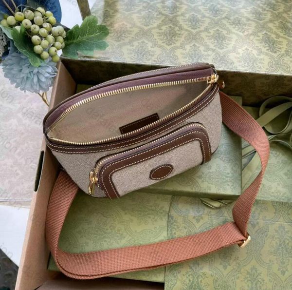 

2022 mens waist bags womens bumbags cross body shoulder temperament fanny pack bum w/boxs