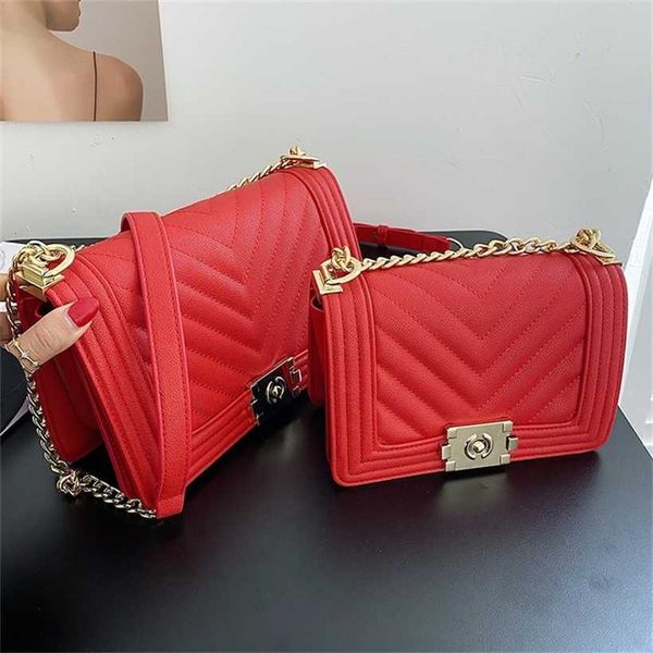 

20 off handbag 2023 new bag shoulder messenger mothers simple vshaped embroidered wire rhombic lattice chain