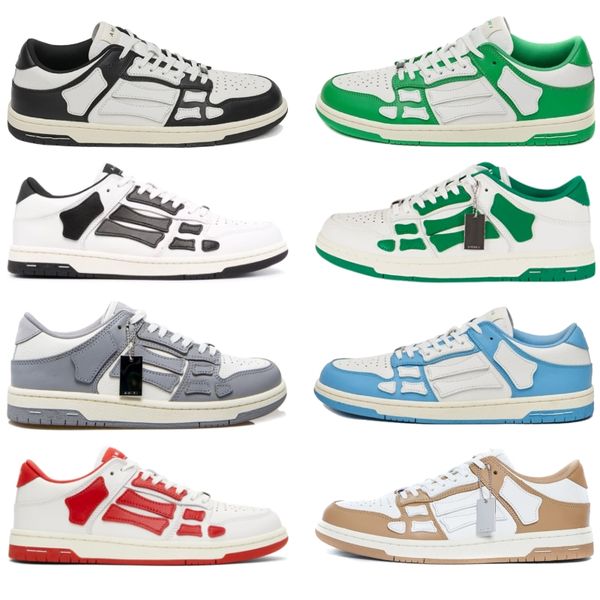 

man designer sneakers casual shoes skel low man casual shoes women white black green blue red size