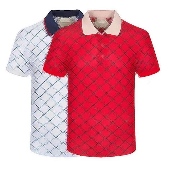 

designer polo shirts men casual polo fashion snake bee print embroidery t shirt high street mens polos size m-3xl, White;black