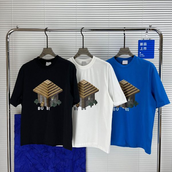 

men's plus tees & polos round neck embroidered and printed polar style summer wear with street pure cotton t-shirts w22, Black;brown