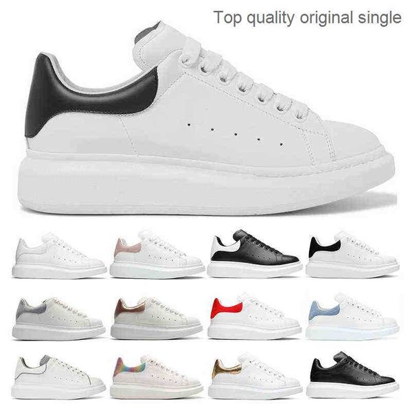 

size 36-45 luxurys designers shoes casual mc queens alexander mens women white leather platforms black suede bule outdoor sneakers fashion o