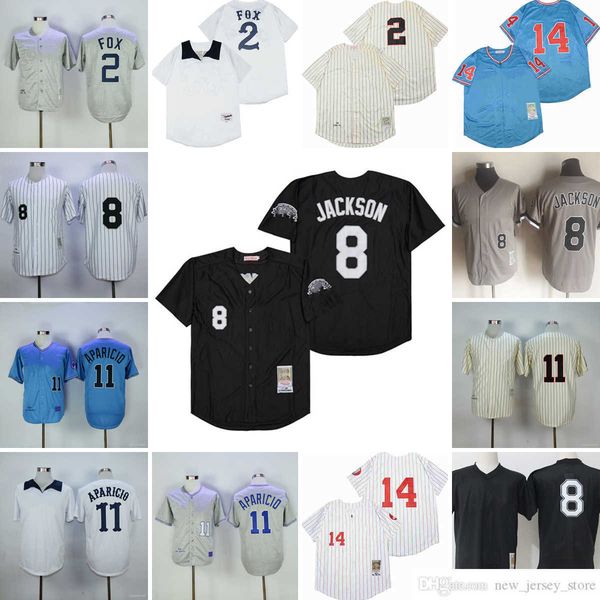 

movie mitchell and ness baseball 2 nellie fox jerseys vintage stitched 8 bo jackson 11 luis aparicio 14 paul konerko jersey breathable sport, Black