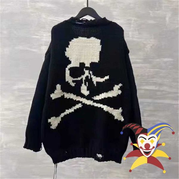 

men's hoodies sweatshirts destroy mastermind japan sweater men women black sweatshirts fashion casual mastermind crewneck hoodie t23011