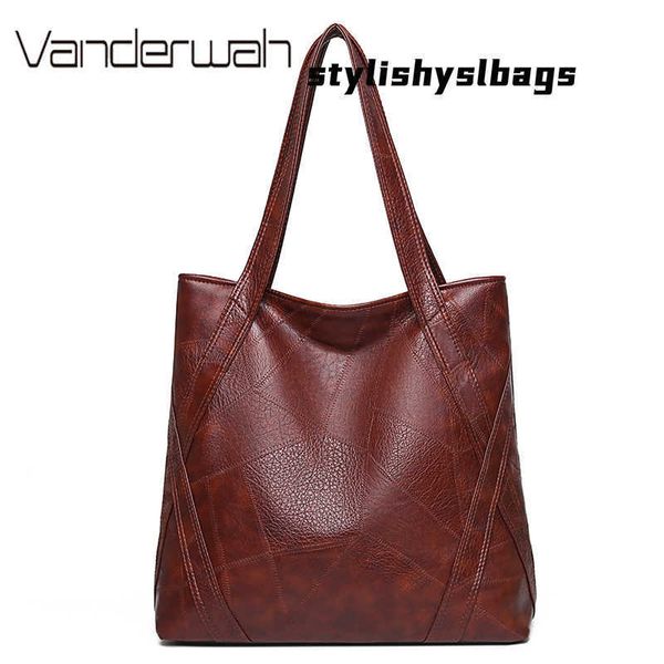 

totes designer handbags casual soft leather shoulder bags for women 2020 new luxury large capacity female tote hand bag 020823h
