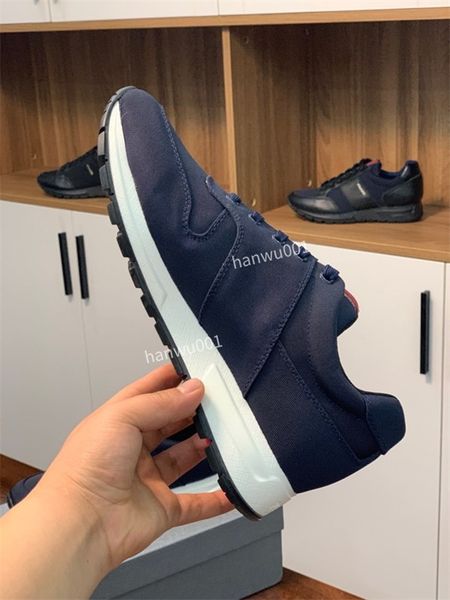 

high-quality men's casual shoes running shoes letter breathable patent leather stripes walking printed leather sneakers, Black