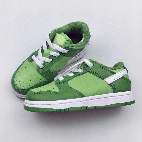 

2022 toddler running shoes low chlorophyll white vivid green girls boys children students trainers outdoor sports sneakers us size 8c-3y eur, Black